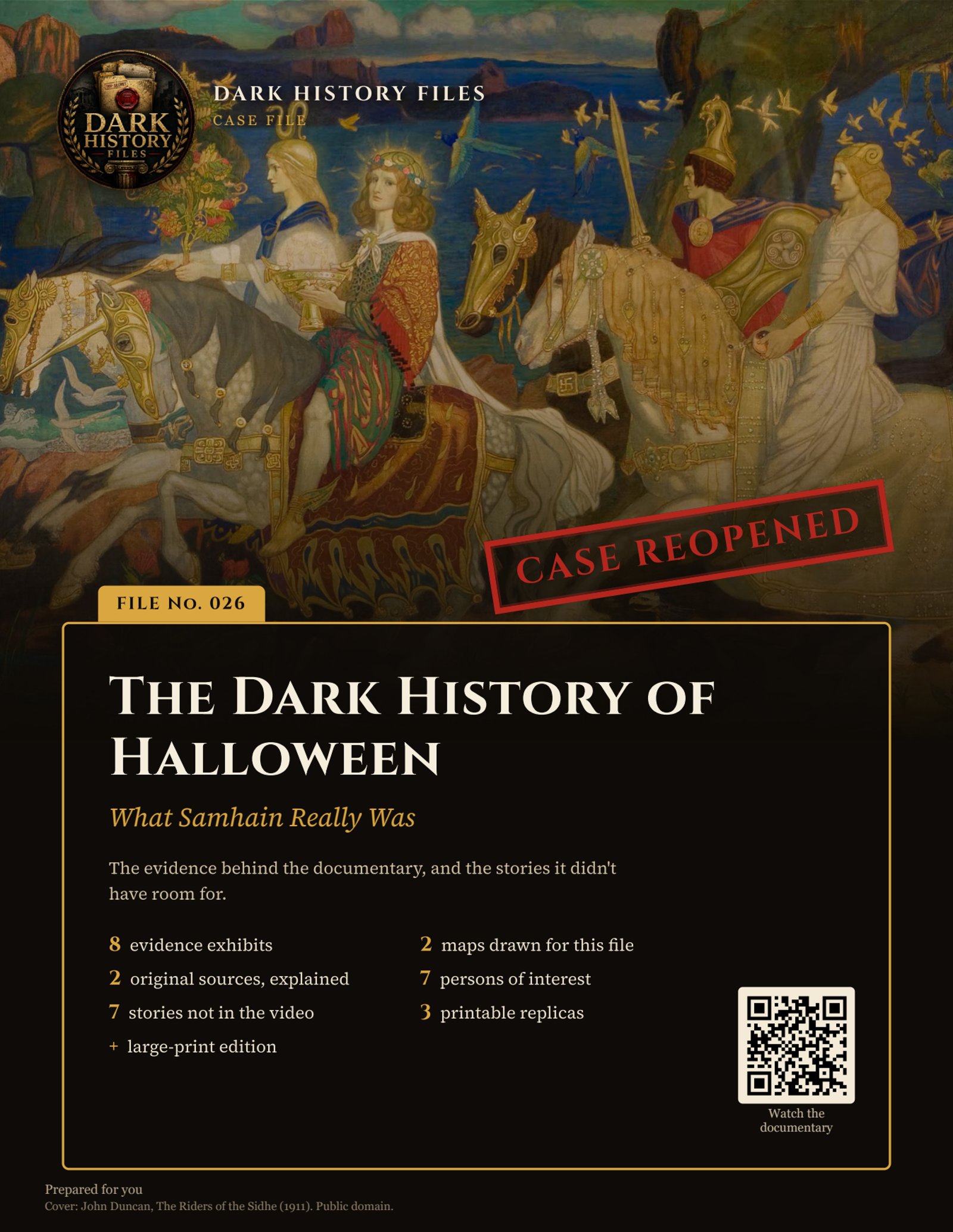 The Dark History of Halloween Case File cover